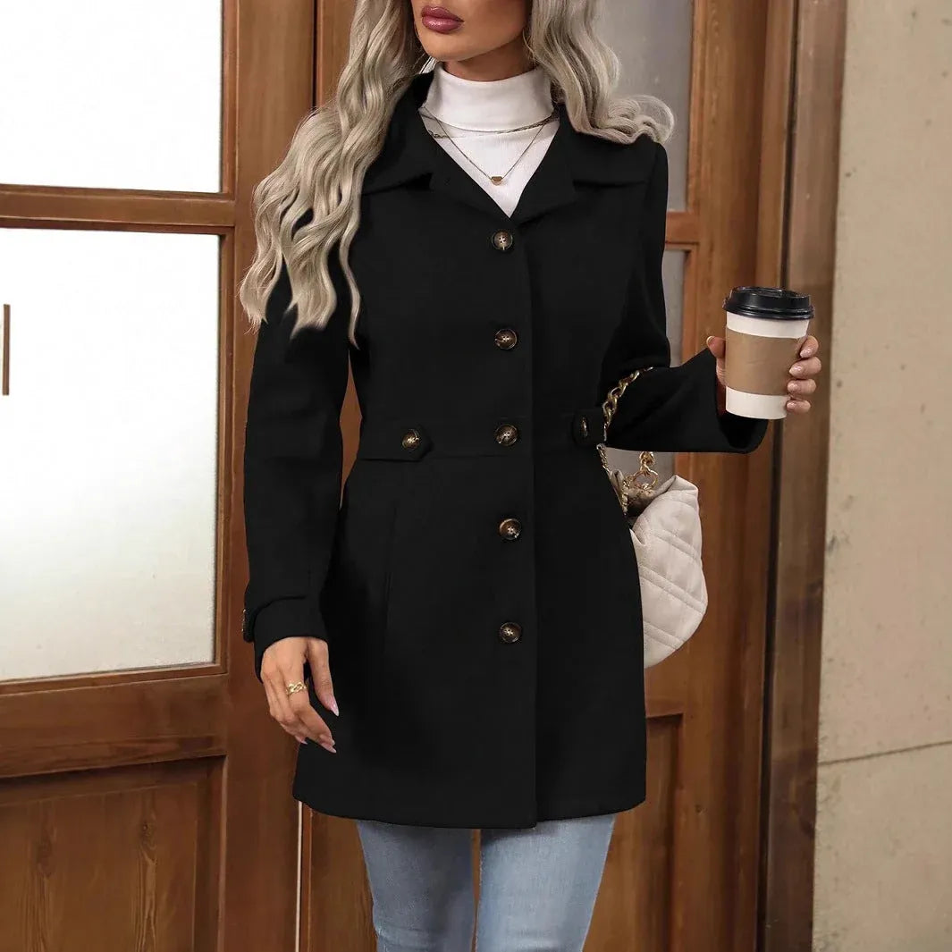 Tailored Belted Trench Coat