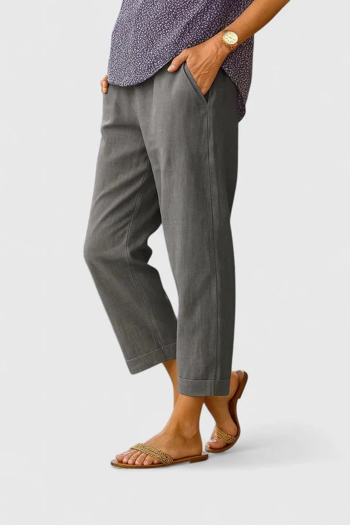 Comfortable Straight-Leg Trousers Breathable Lightweight