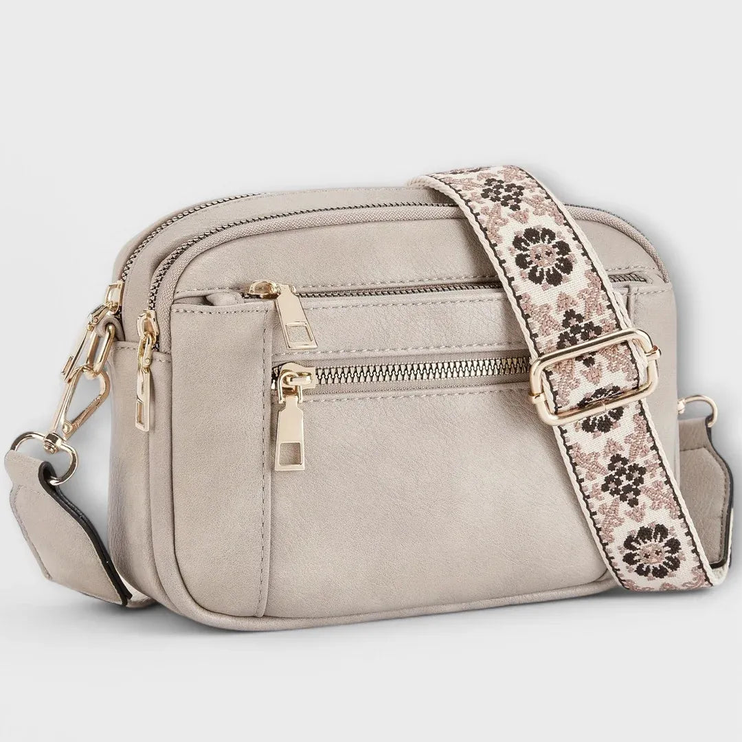 Boho crossbody kabelka z veganské kůže