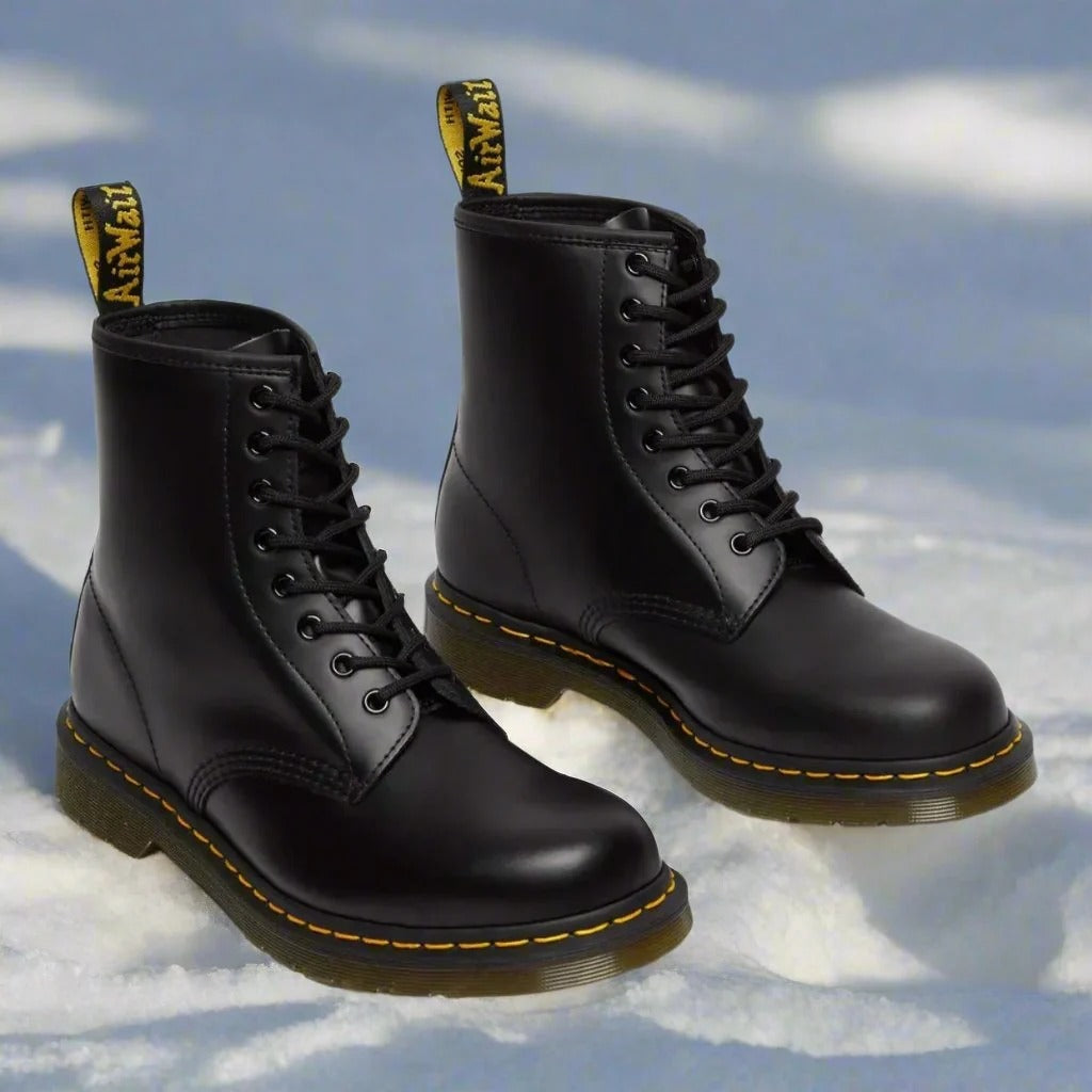 Unisex Lace-Up Boots Padded Insole