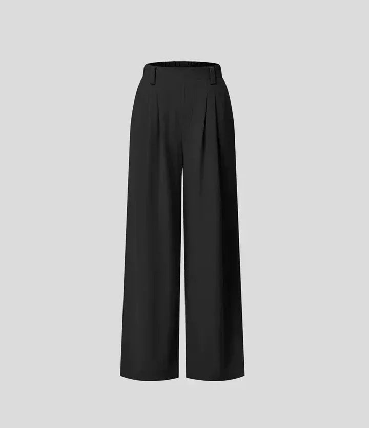 Wide-Leg Trousers - High Waist Flattering Fit