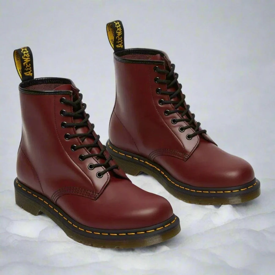Unisex Lace-Up Boots Padded Insole