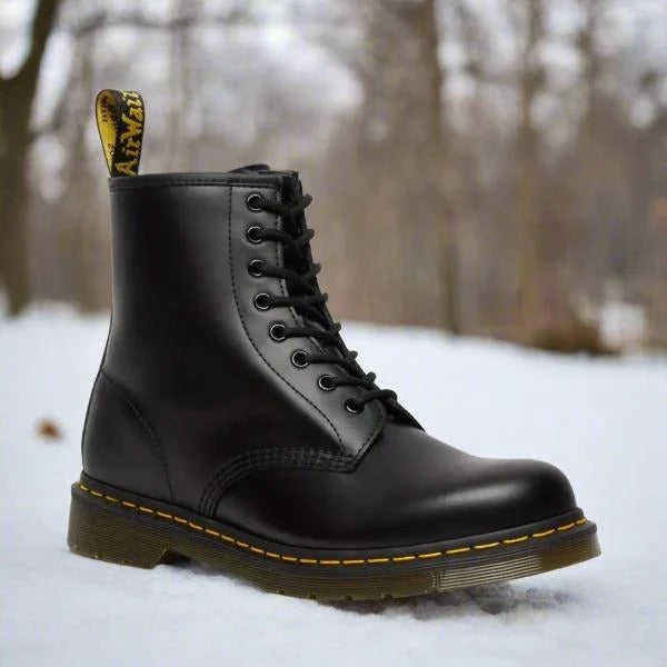 Unisex Lace-Up Boots Padded Insole