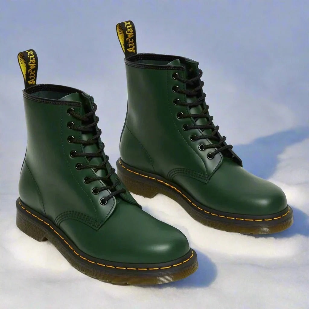 Unisex Lace-Up Boots Padded Insole