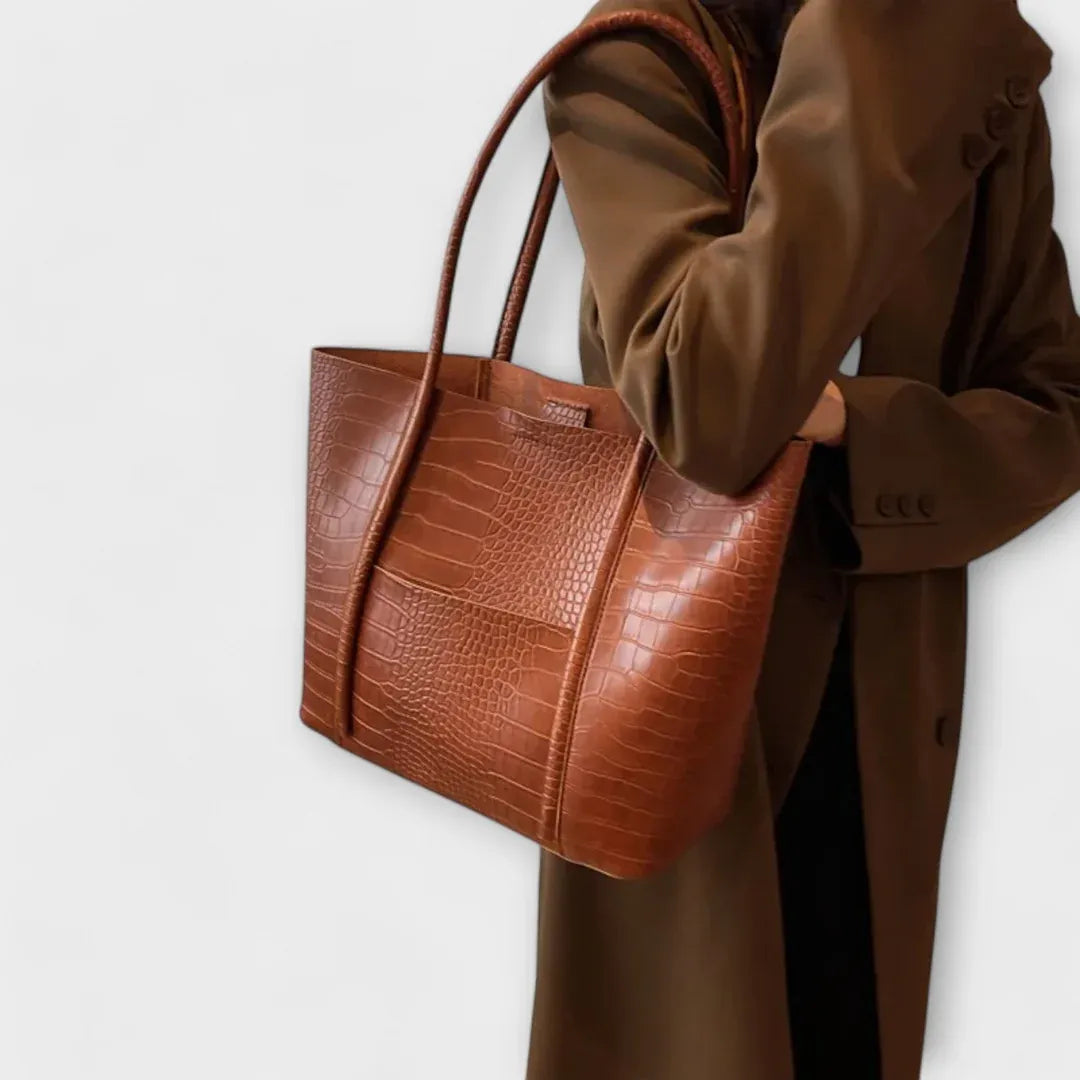 Vintage kožená taška cez rameno na notebook
