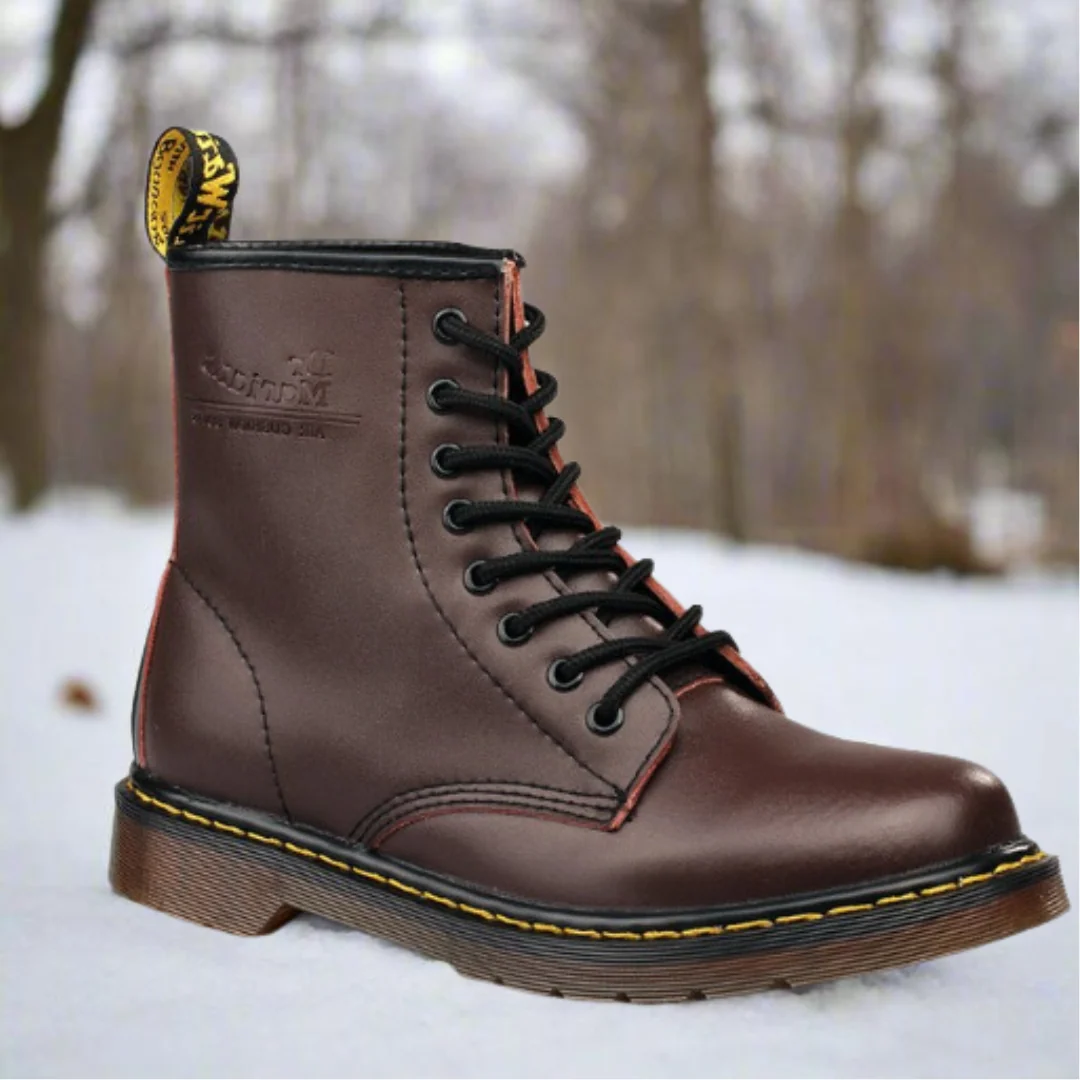 Unisex Lace-Up Boots Padded Insole