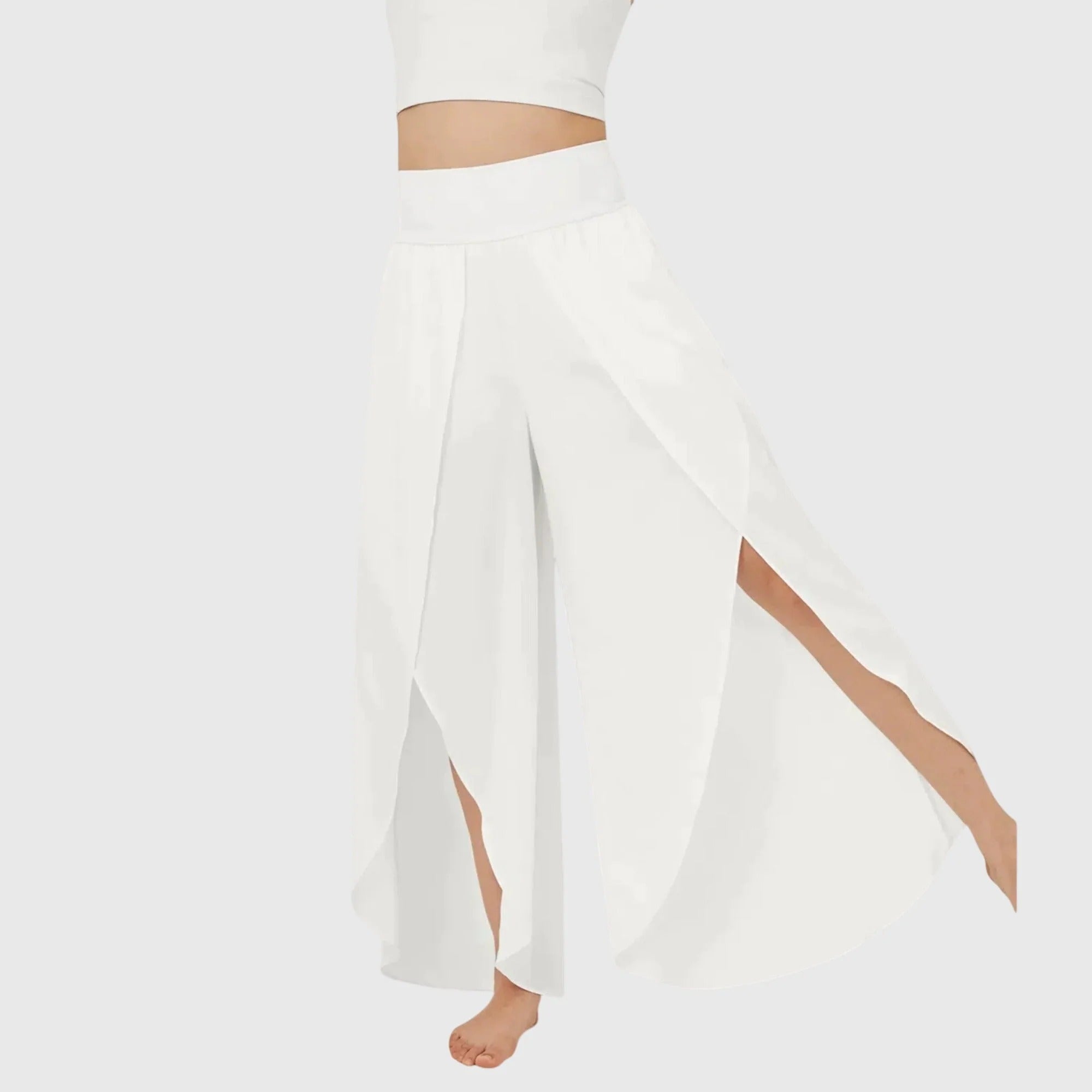 Lightweight Flared Trousers Integrated Shorts Breathable