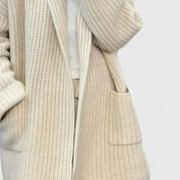 Saryphina Comfortable Cardigan Open Front Flattering Fit