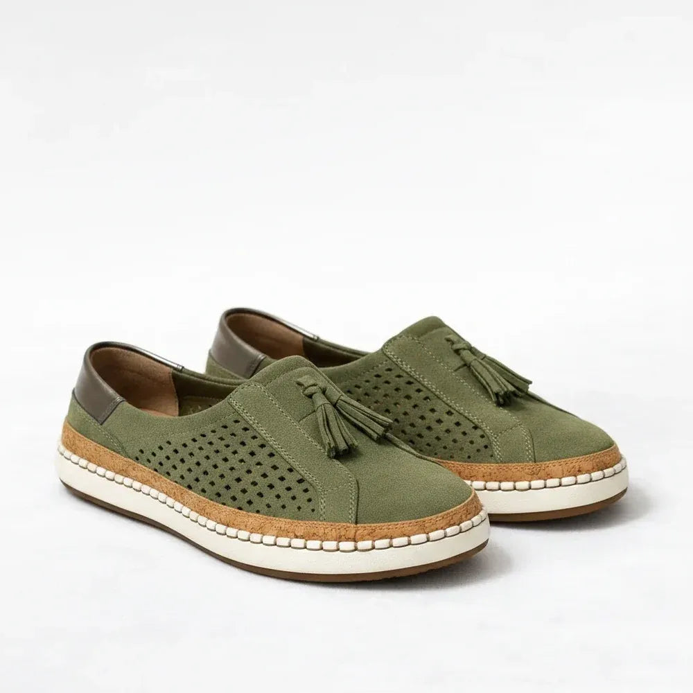 Wide Fit Slip-On Shoes Cushioned Sole