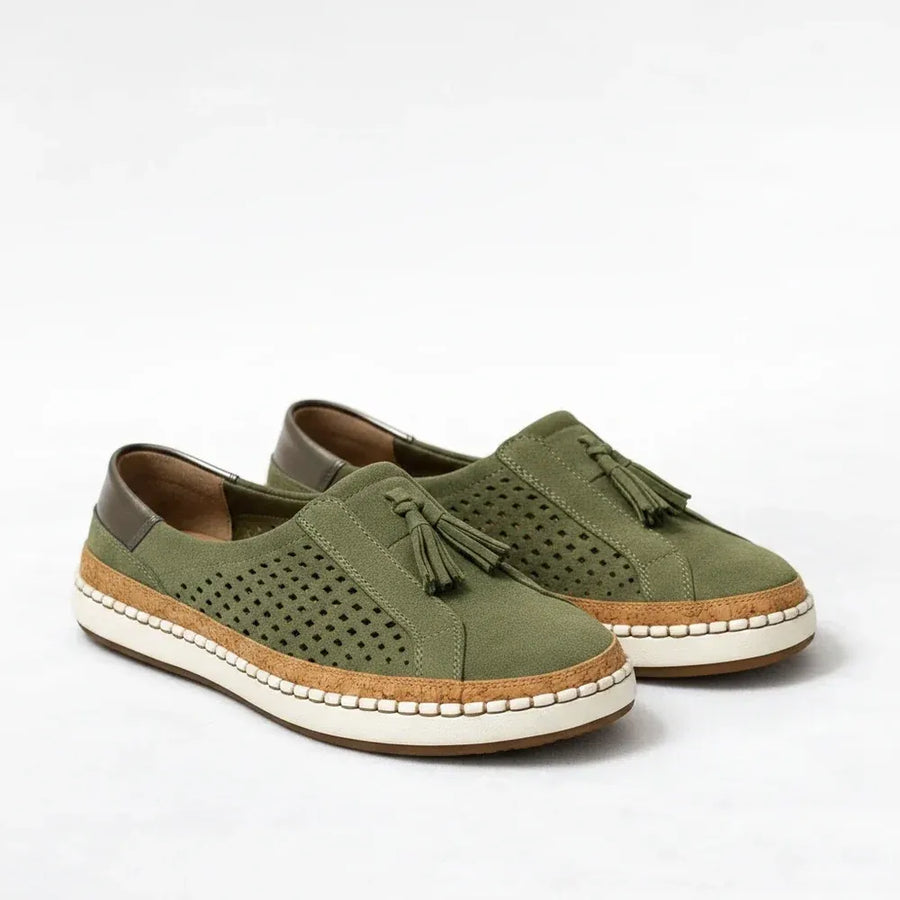 Wide Fit Slip-On Shoes Cushioned Sole