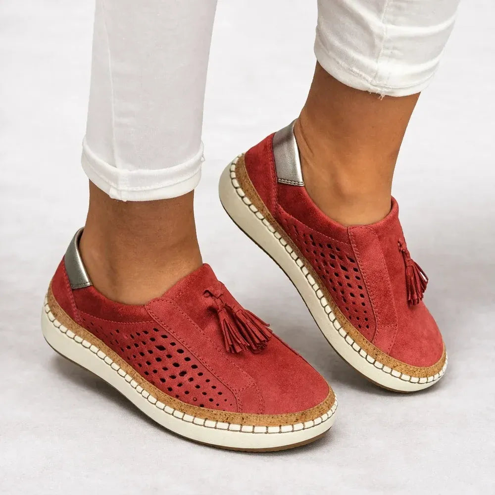 Wide Fit Slip-On Shoes Cushioned Sole