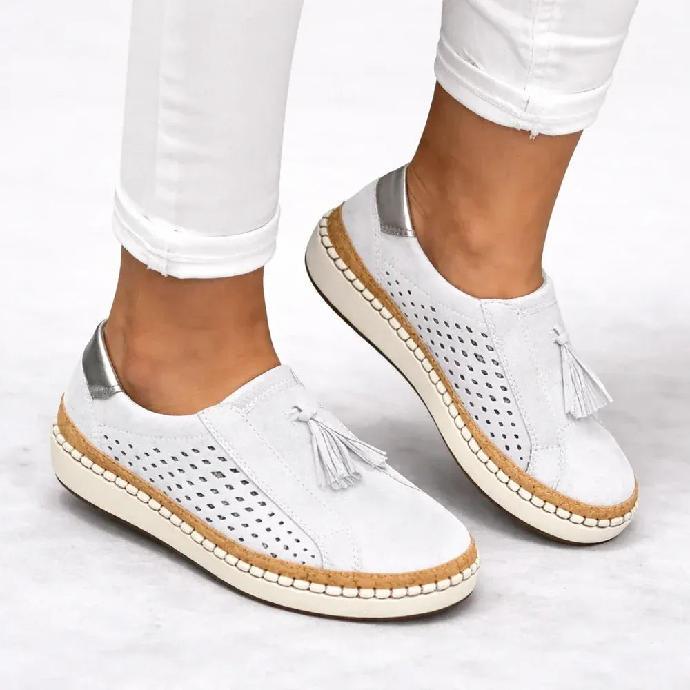 Wide Fit Slip-On Shoes Cushioned Sole
