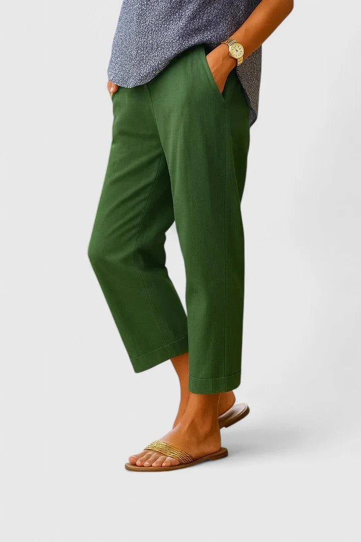 Comfortable Straight-Leg Trousers Breathable Lightweight