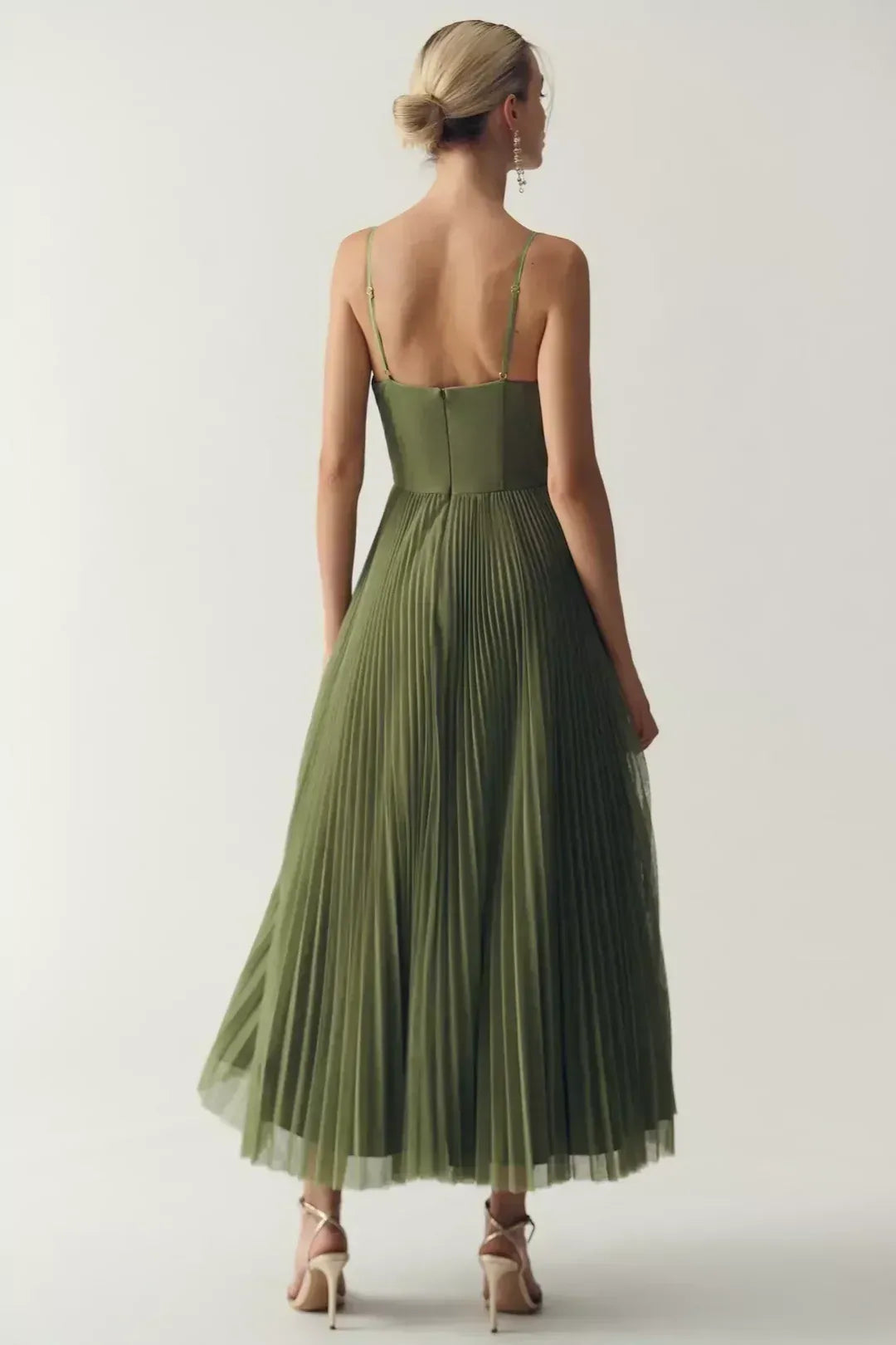Sweetheart Corset Midi Dress