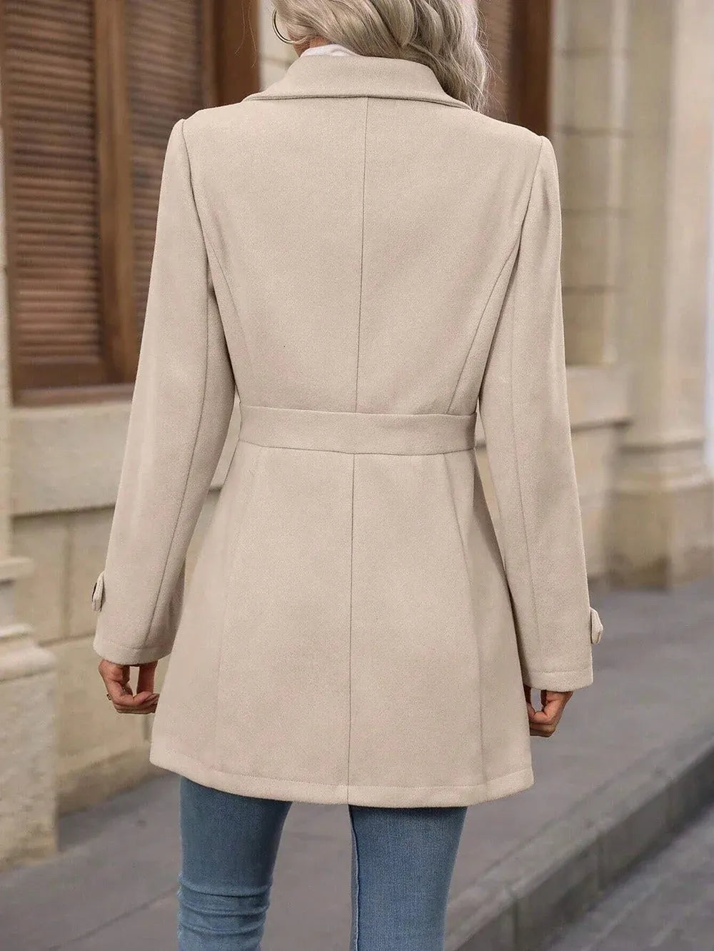 Tailored Belted Trench Coat