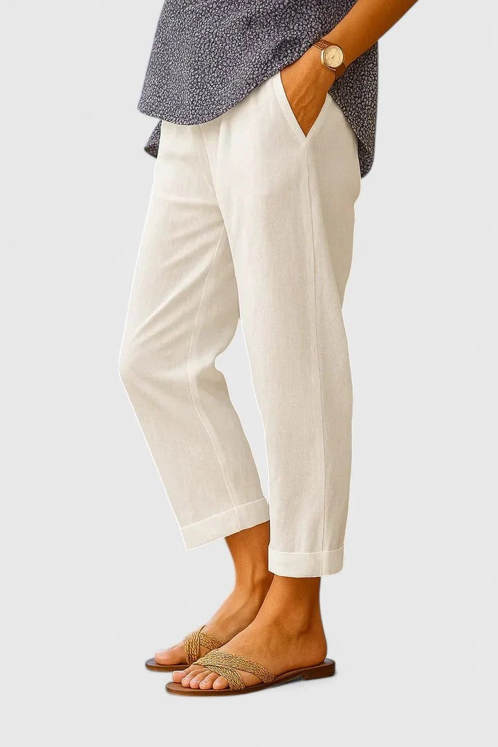 Comfortable Straight-Leg Trousers Breathable Lightweight
