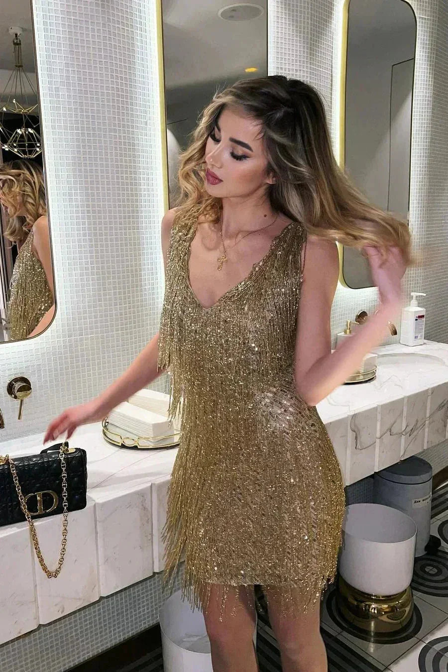Sequin Party Mini Dress