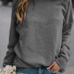 Raglan Crewneck Sweatshirt – Gray