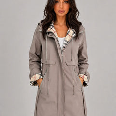 Hooded Longline Parka Coat
