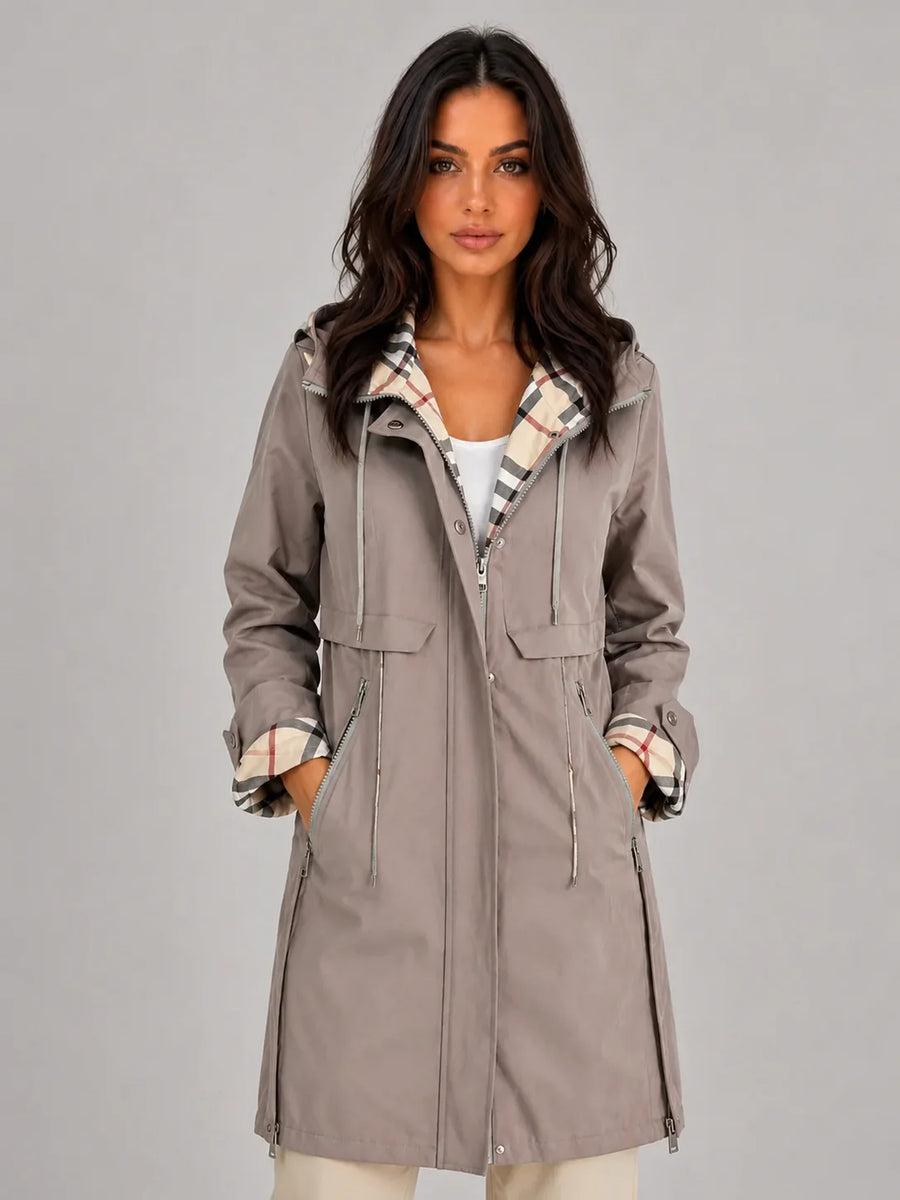 Hooded Longline Parka Coat