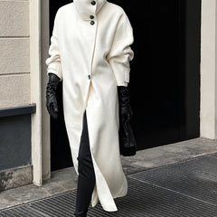 Funnel Neck Longline Coat