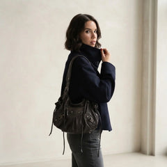 Stand Collar Wool Coat