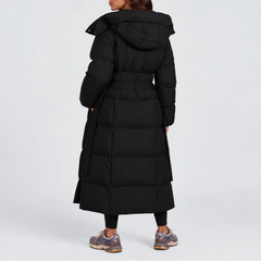 Long Hooded Puffer Coat