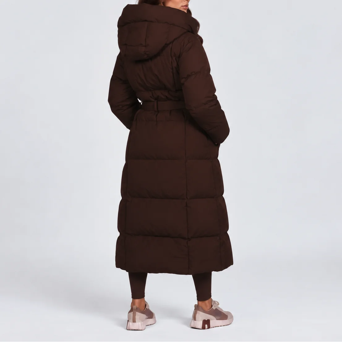 Long Hooded Puffer Coat