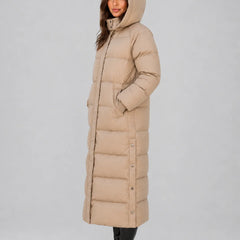 Hooded Longline Puffer Coat