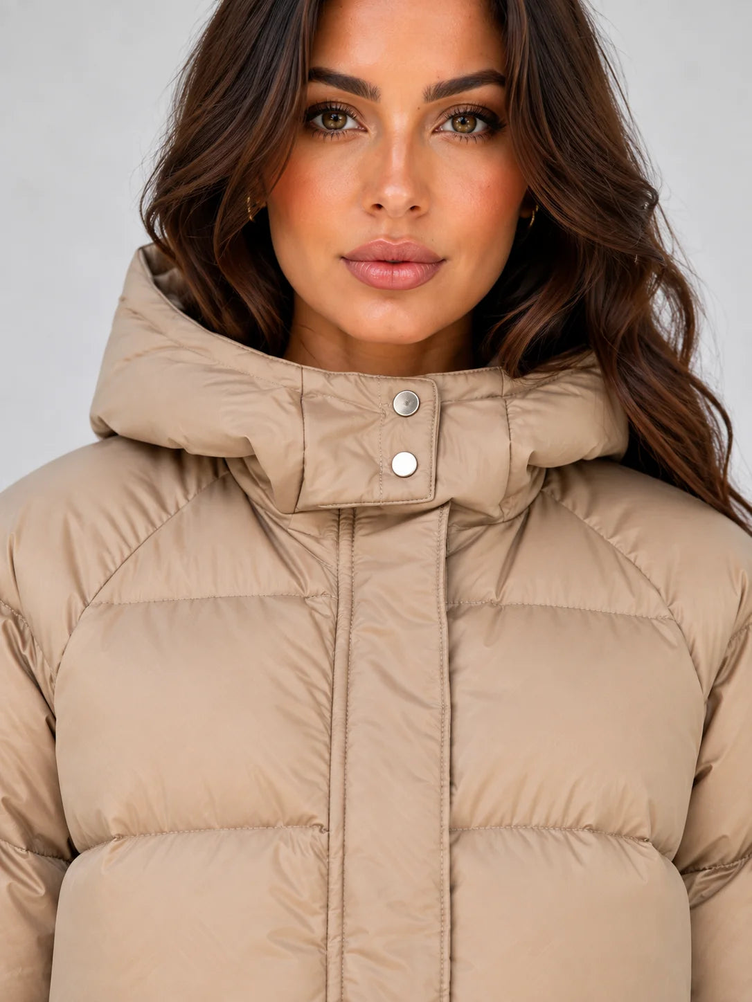 Hooded Longline Puffer Coat