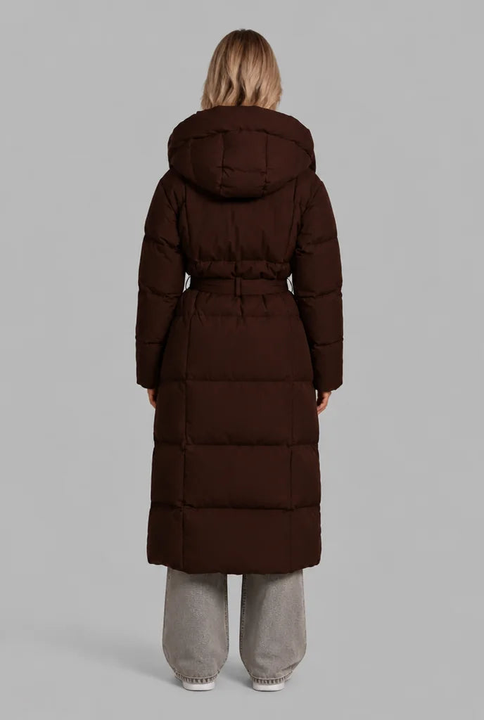 Longline Hooded Padded Coat