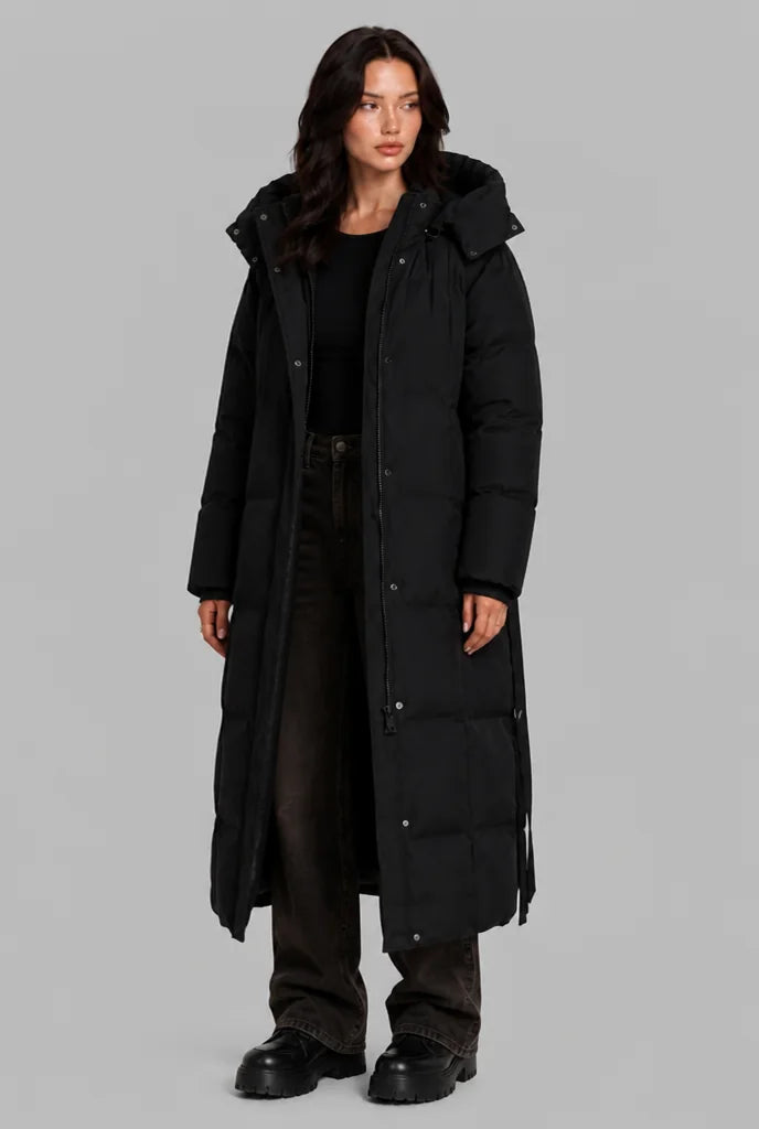 Longline Hooded Padded Coat
