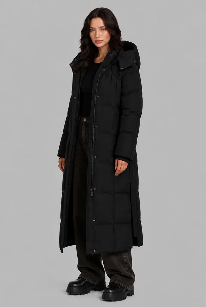 Longline Hooded Padded Coat