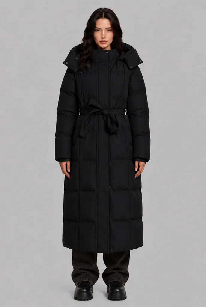 Longline Hooded Padded Coat