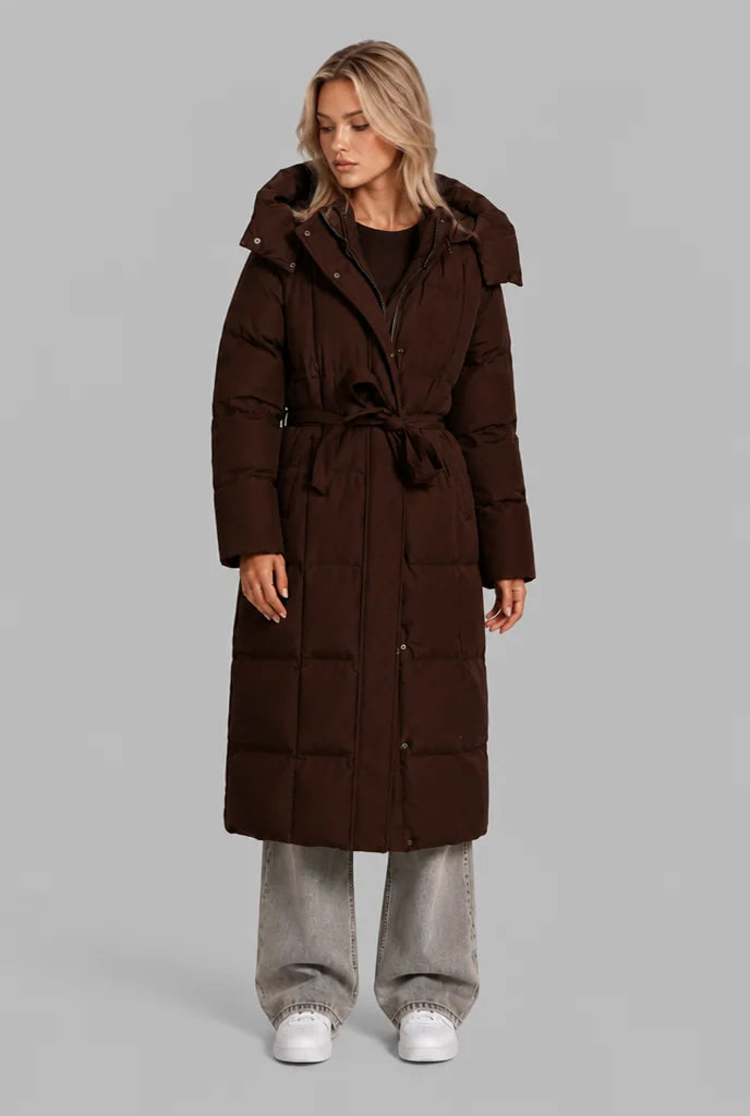 Longline Hooded Padded Coat