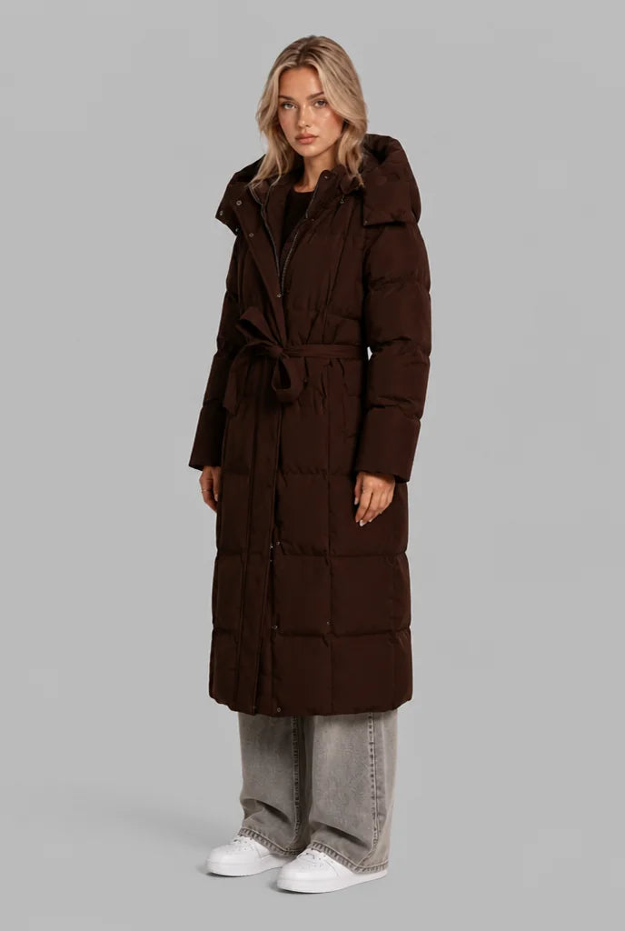 Longline Hooded Padded Coat