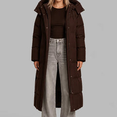 Longline Hooded Padded Coat