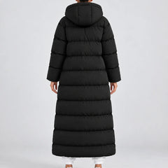 Long Hooded Puffer Coat