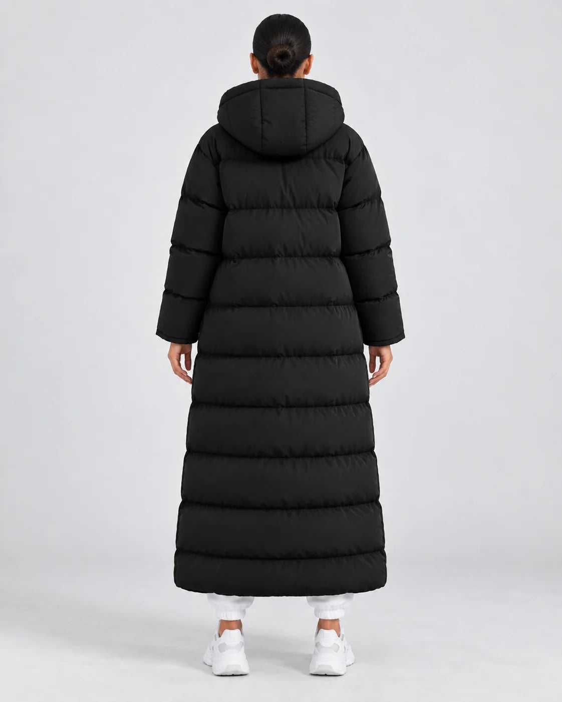Long Hooded Puffer Coat