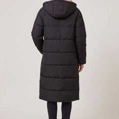 Longline Quilted Puffer Coat