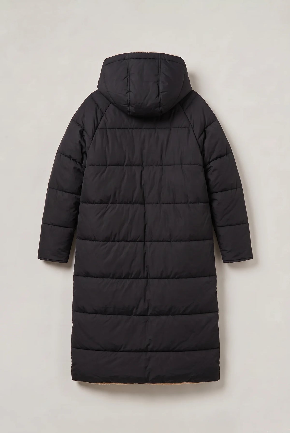 Longline Quilted Puffer Coat