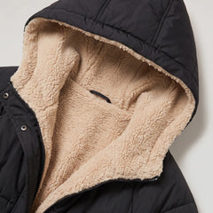 Longline Quilted Puffer Coat