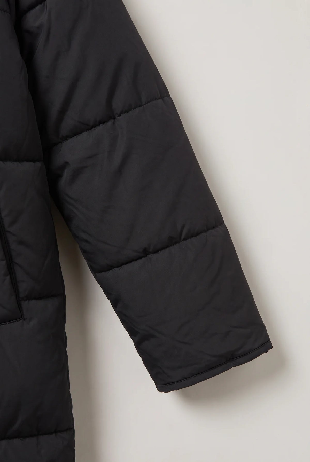 Longline Quilted Puffer Coat