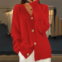 Cashmere Button Cardigan