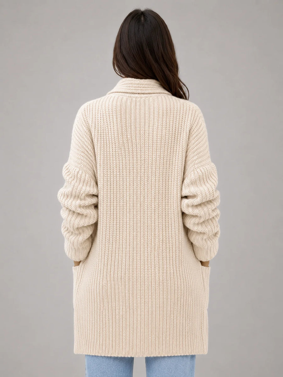 Longline Shawl Collar Cardigan