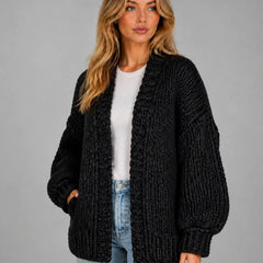 Oversized Chunky Knit Cardigan