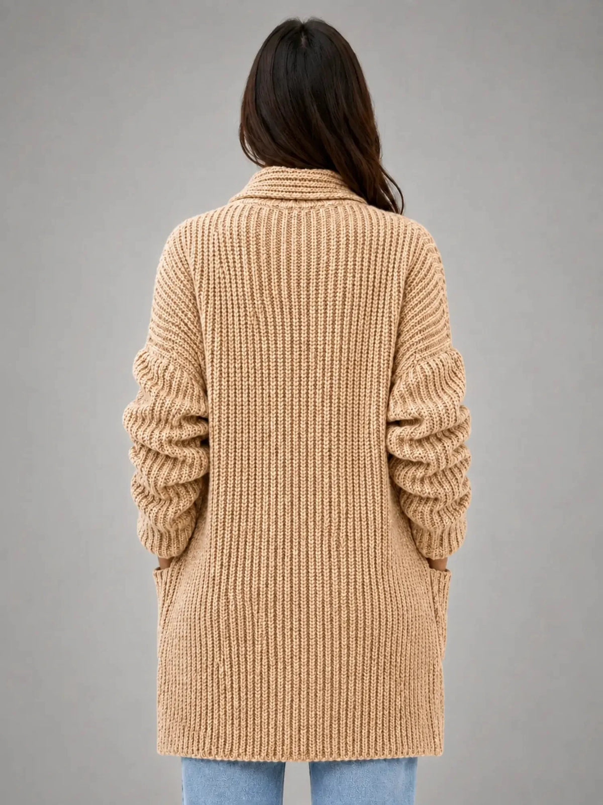 Oversized Chunky Knit Cardigan