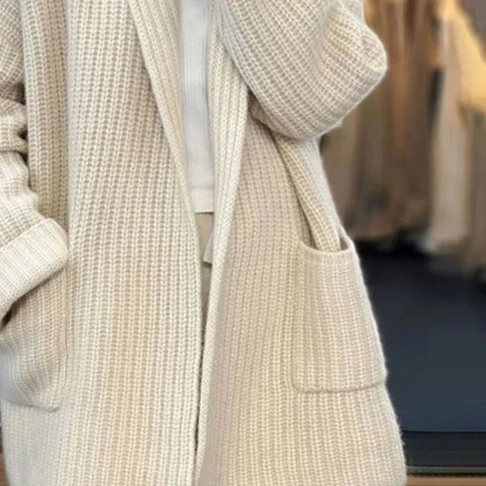 Shawl Collar Pocket Cardigan