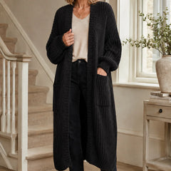 Longline Chunky Knit Cardigan