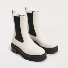 Lug Sole Platform Chelsea Boots